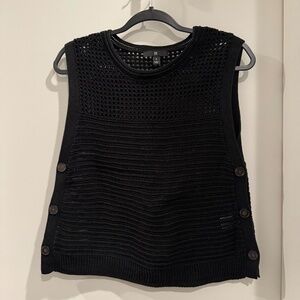 Banana Republic Open-Stitch Sleeveless Sweater